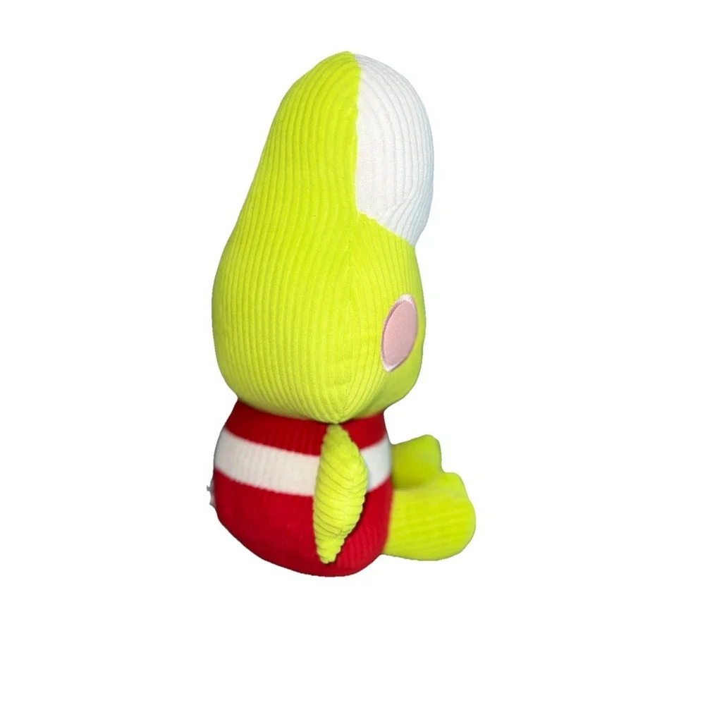 Sanrio Keroppi Plush Corduroy Frog 13in Red White Stripe Round1 Kawaii Round1